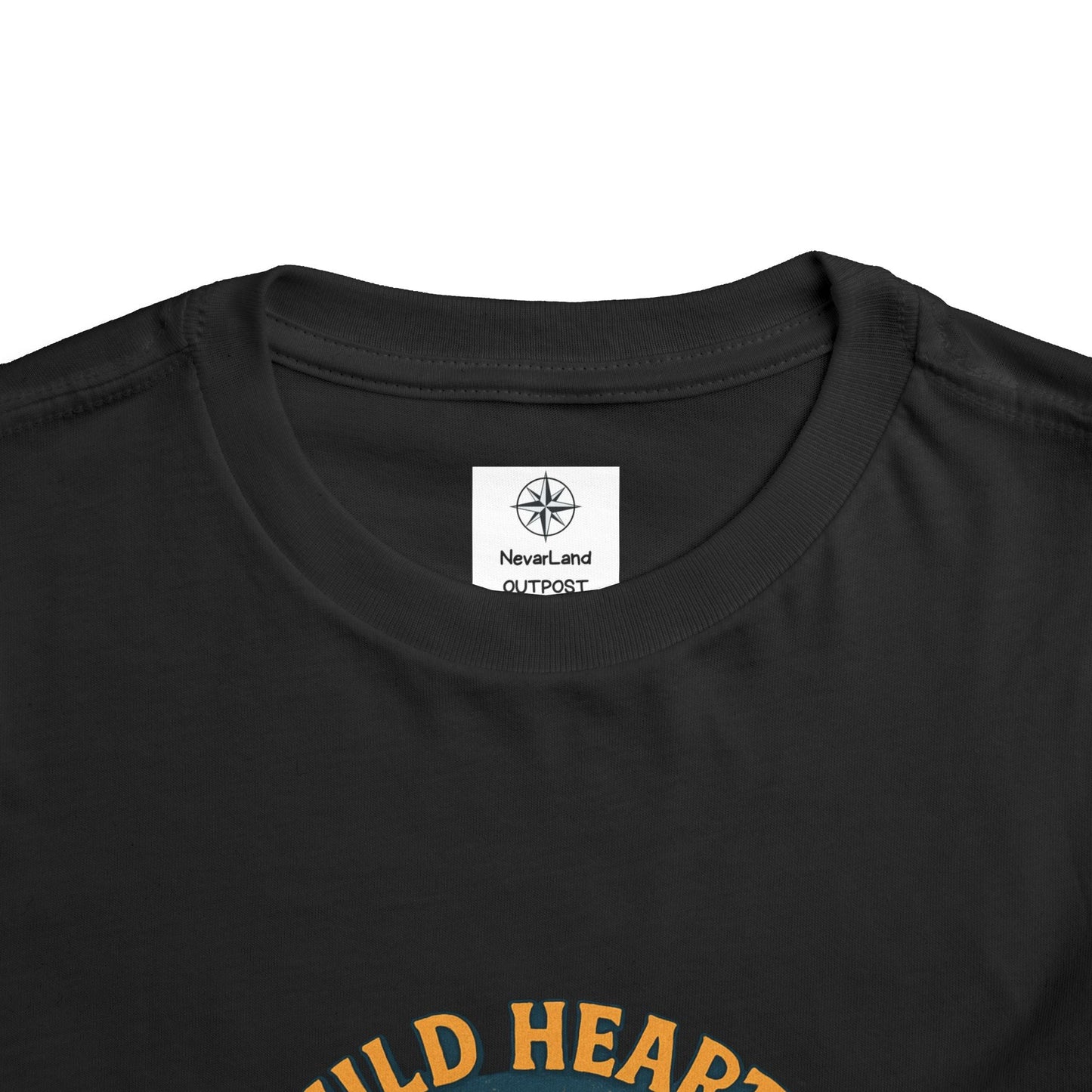 "Wild Hearts Never Lost" Bear Guitar Campfire - Toddler Tee