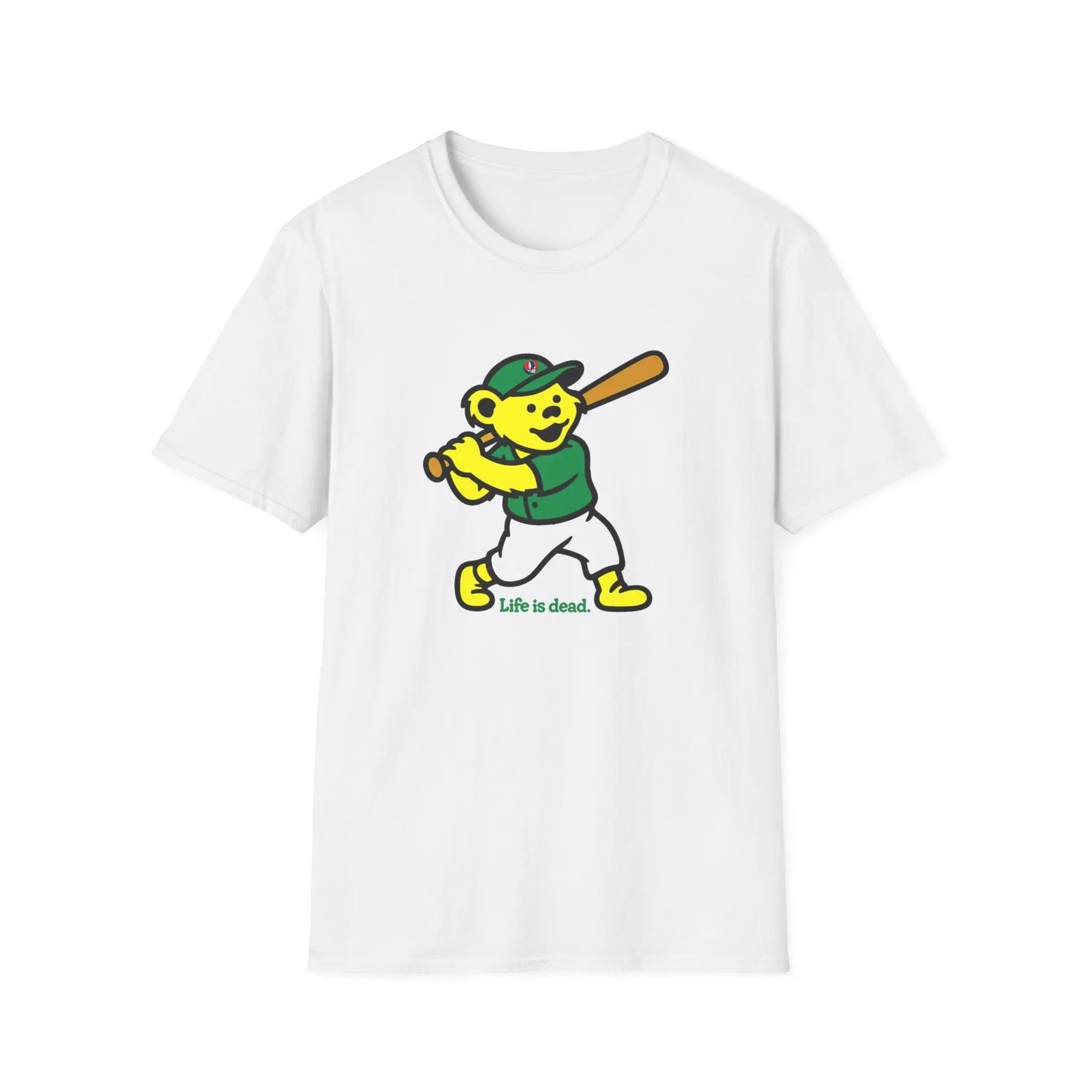 Baseball Edition Dancing Bear - Life is dead.® × Grateful Dead Tee