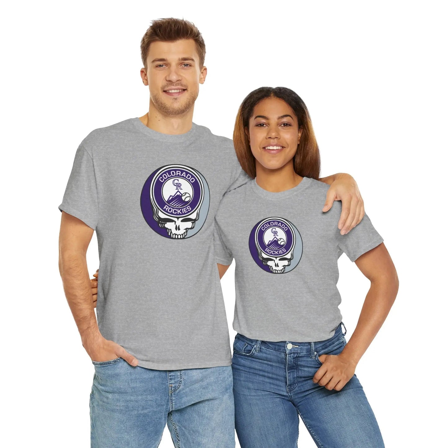 Colorado Rockies Logo Stealie × Grateful Dead Tee