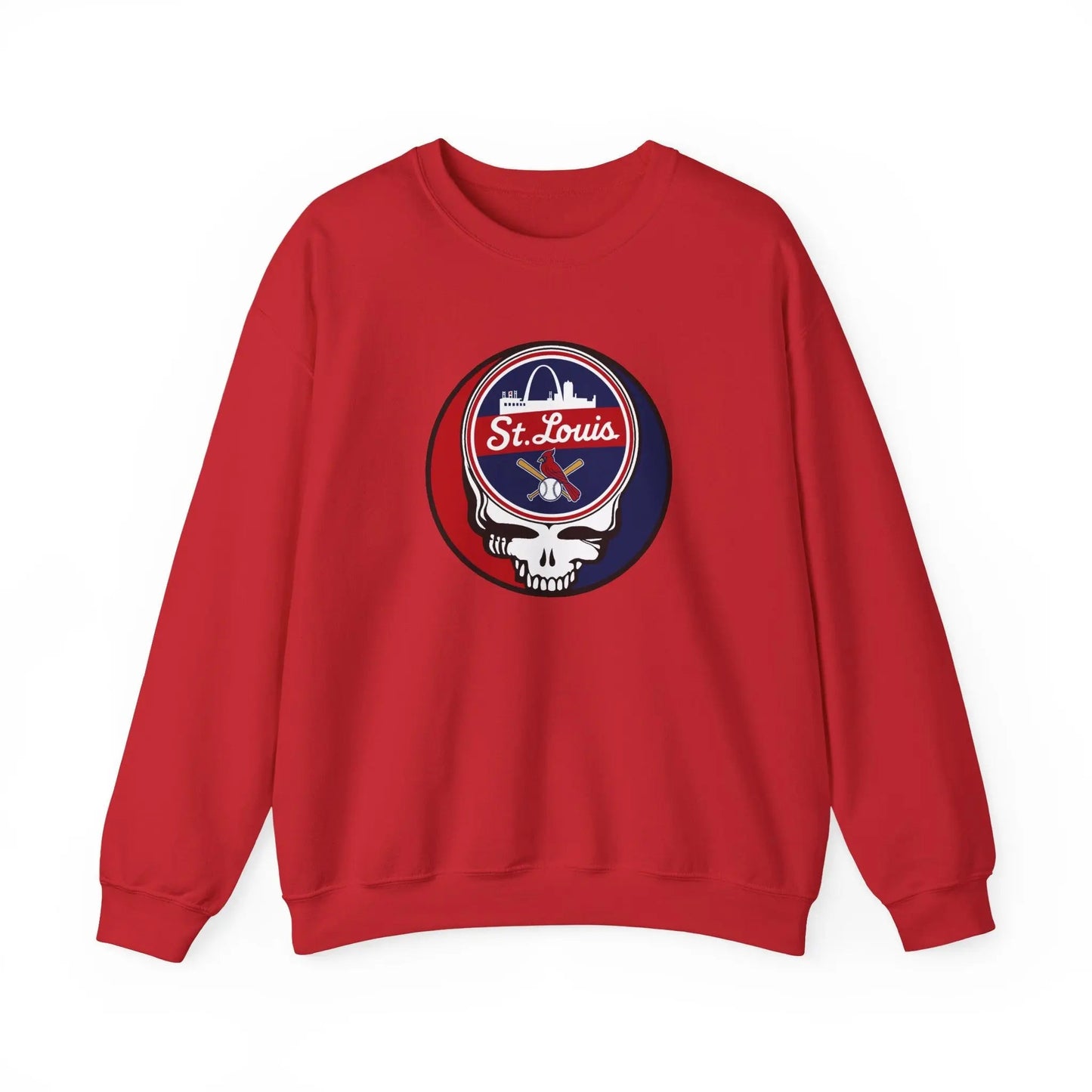 St. Louis Cardinals Original Stealie × Grateful Dead Crewneck