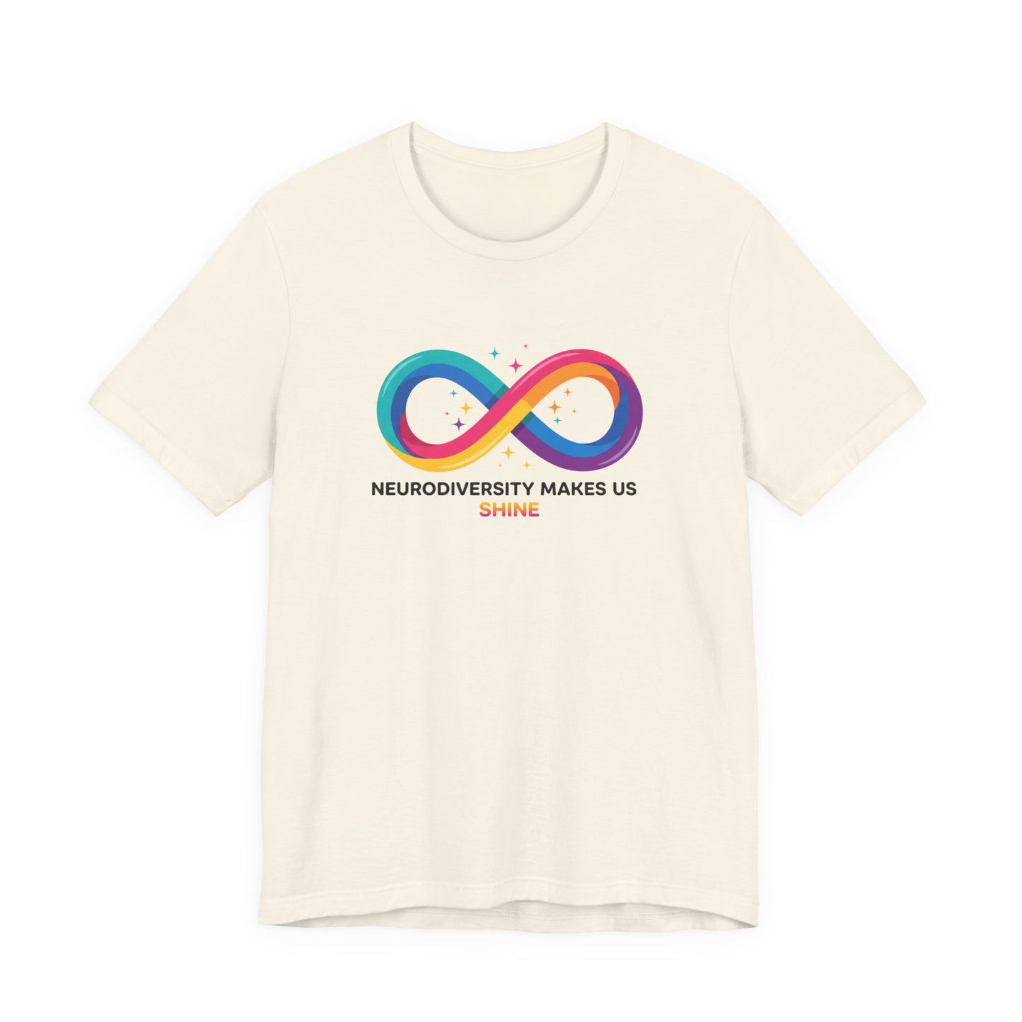 Neurodiversity Makes Us Shine Tee | neurodivergent, autistic pride