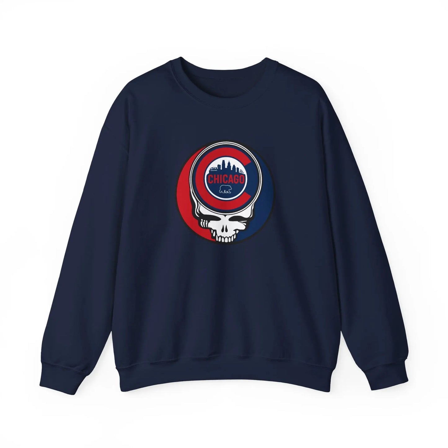 Chicago Cubs Original Stealie × Grateful Dead Crewneck