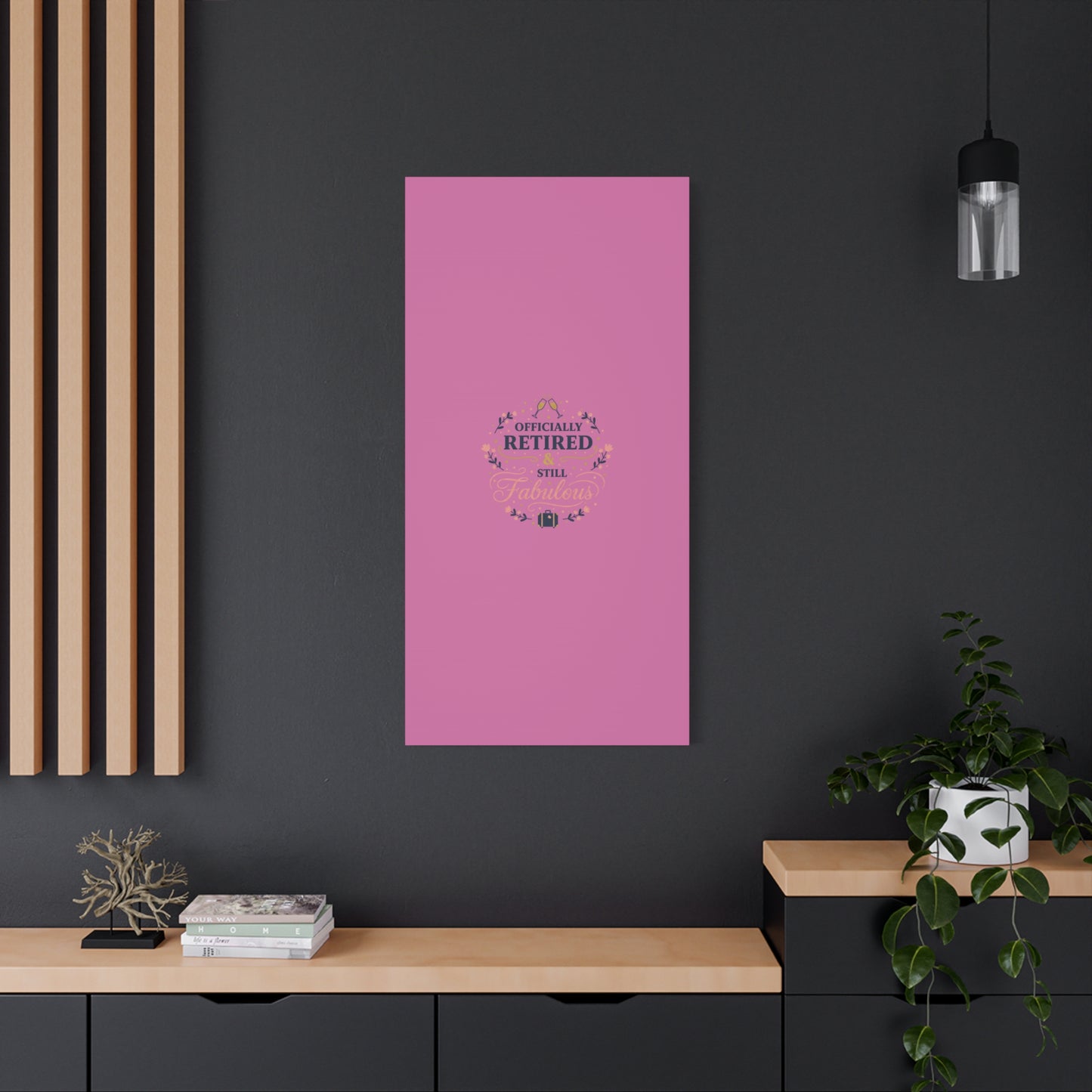 Officially Retired & Still Fabulous Canvas, retirement gifts for women | personalized retirement gifts