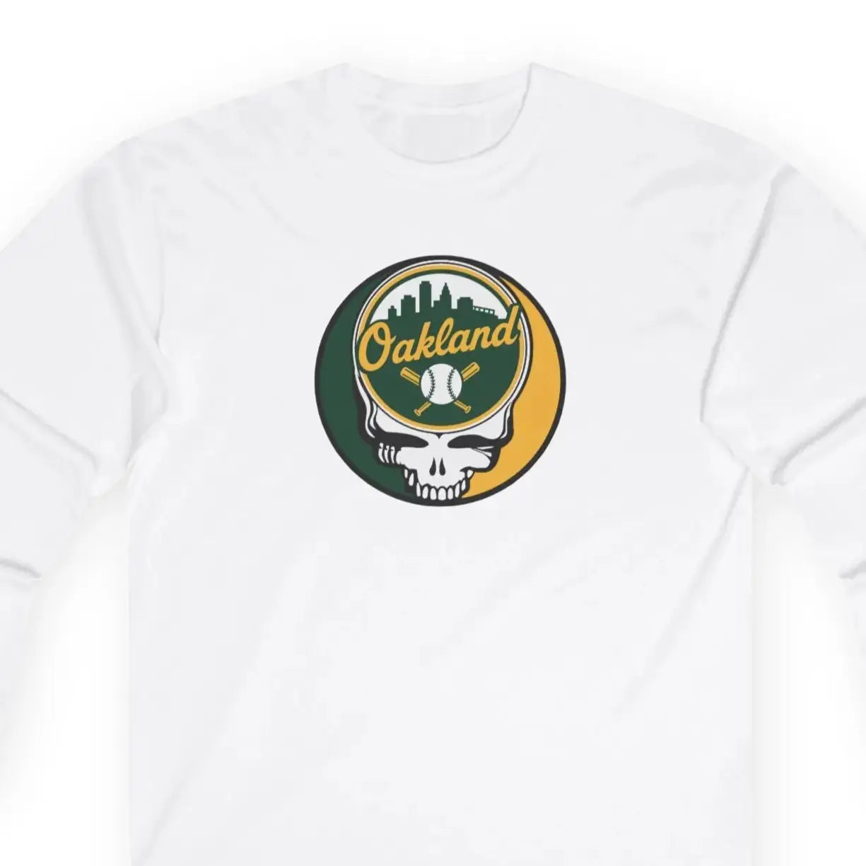 Oakland A's Original Stealie Grateful Dead Long Sleeve Shirt