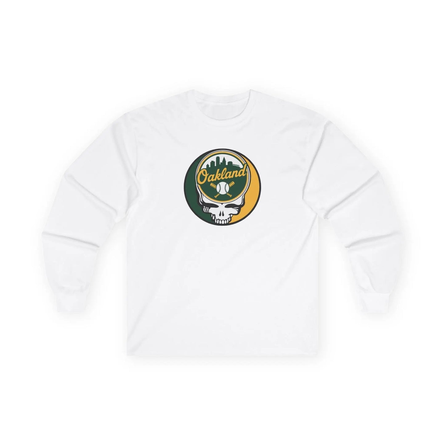 Oakland A's Original Stealie Grateful Dead Long Sleeve Shirt