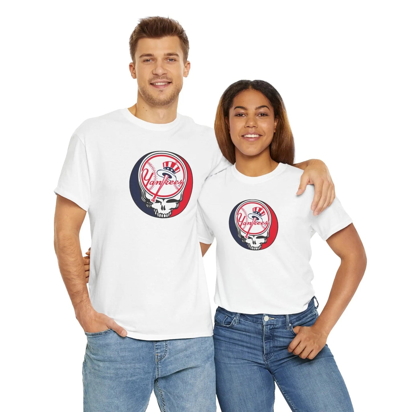 New York Yankees Logo Stealie × Grateful Dead Tee
