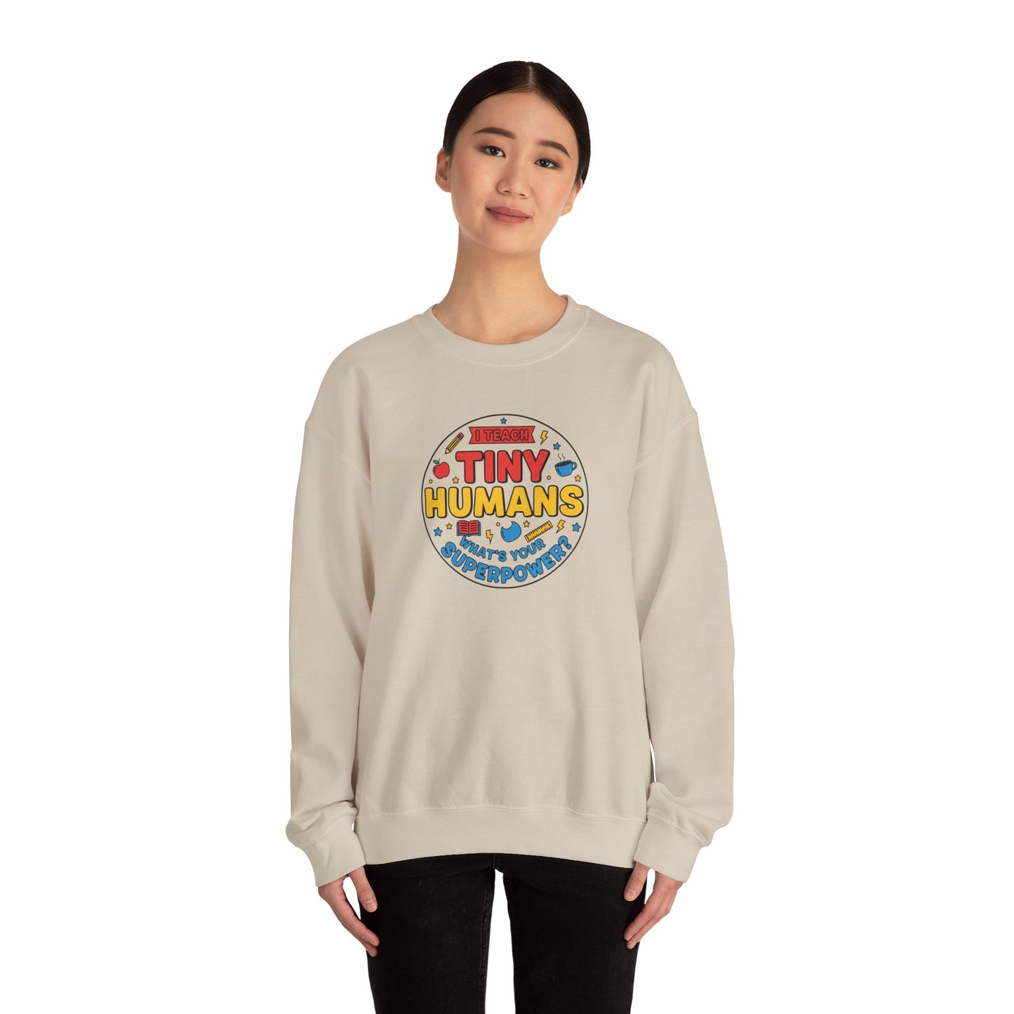 Tiny Humans Crewneck Sweatshirt | Teacher Appreciation, Teacher Life