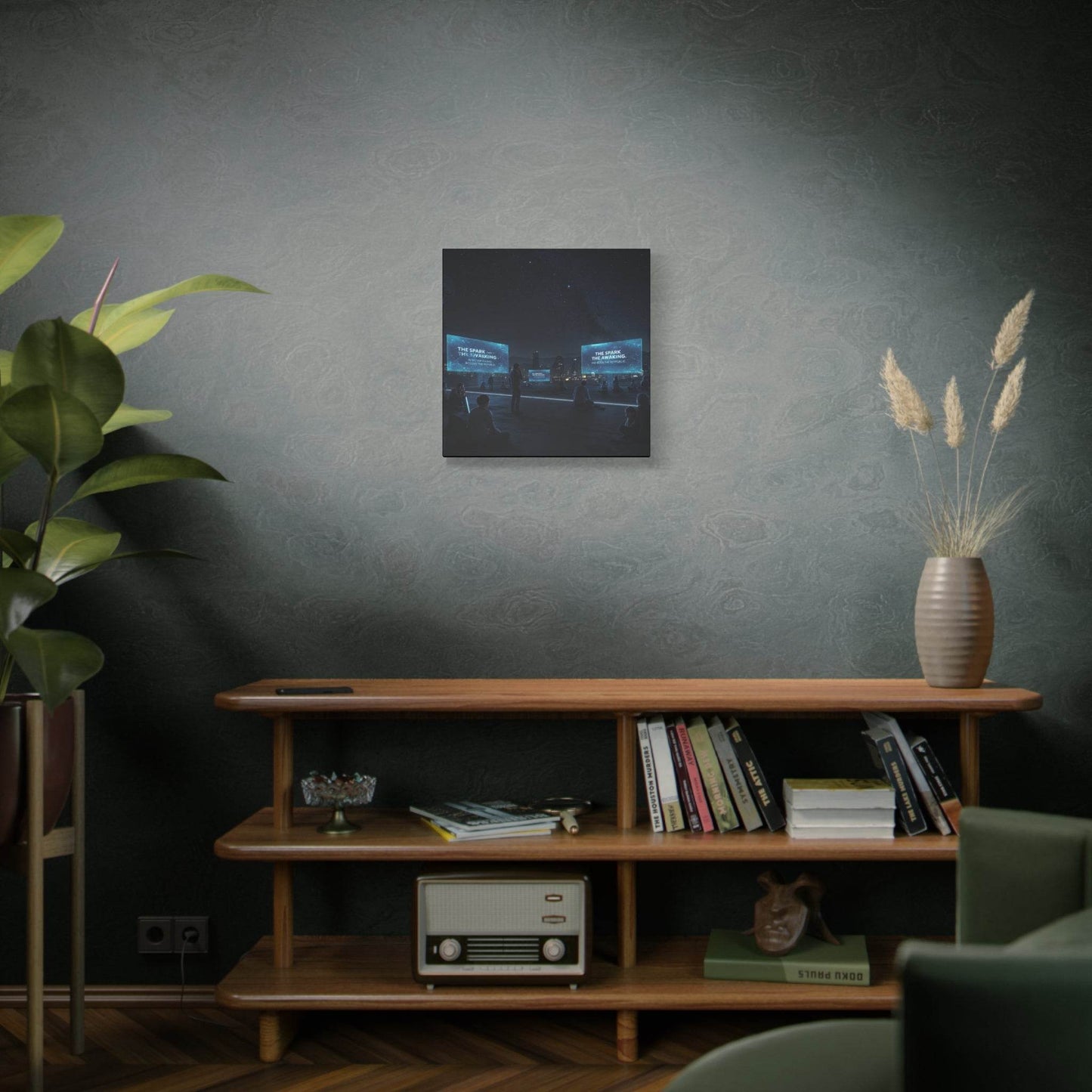 Inspirational Matte Canvas Art - 'The Spark: The Awakening'