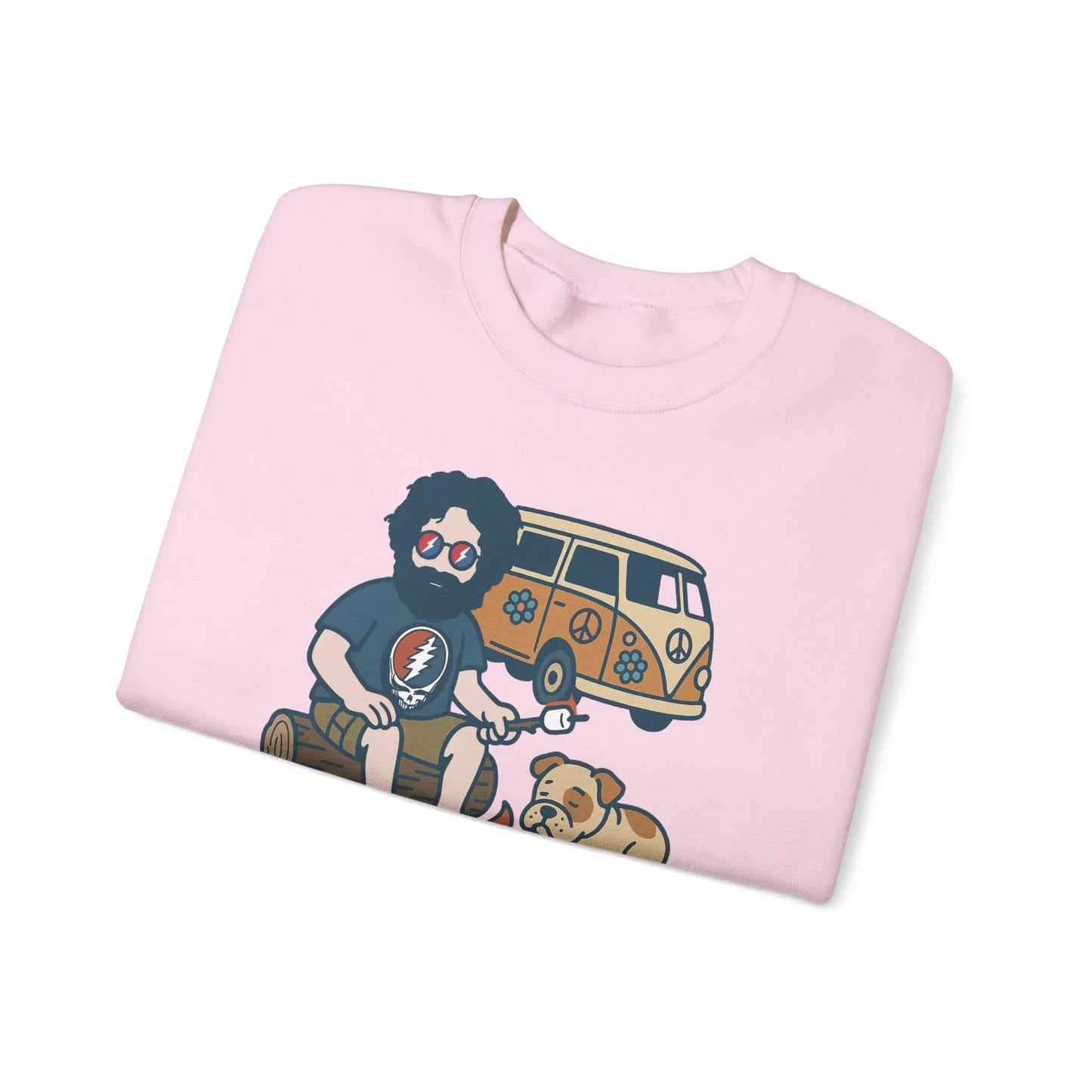 Jerry and Frank are Camping | Life is dead.® Crewneck | Grateful Dead