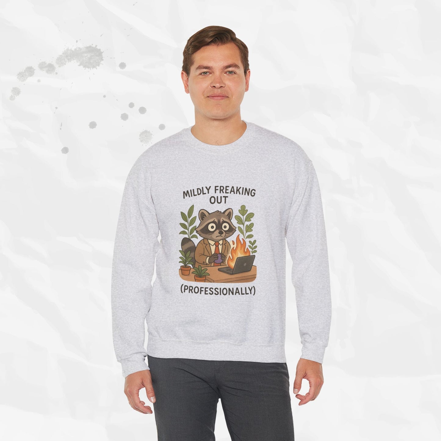 Mildly Freaking Out (Professionally) - Crewneck Sweatshirt