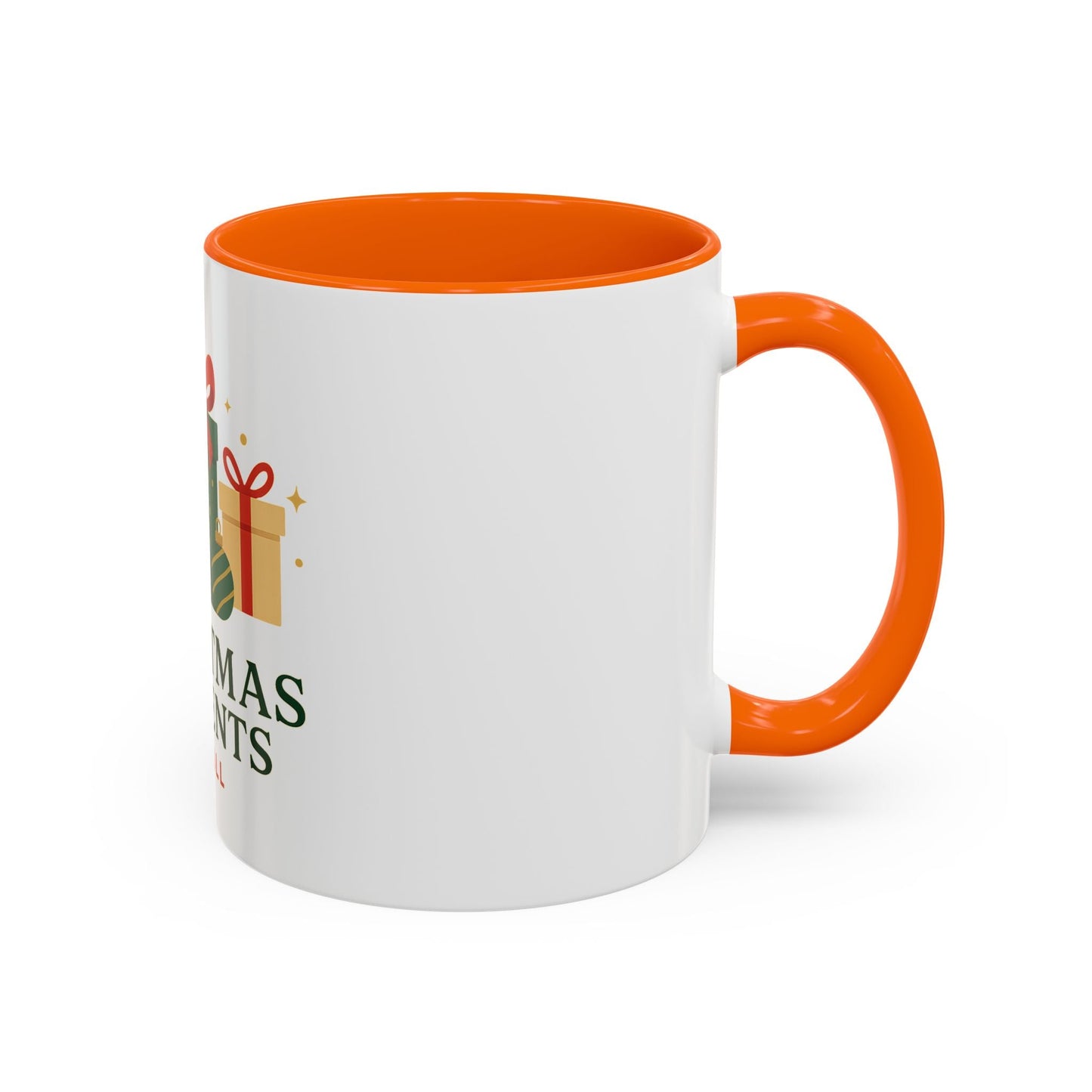 Christmas Presents Coffee Mug — Holiday Gift Mug (Accent 11/oz)