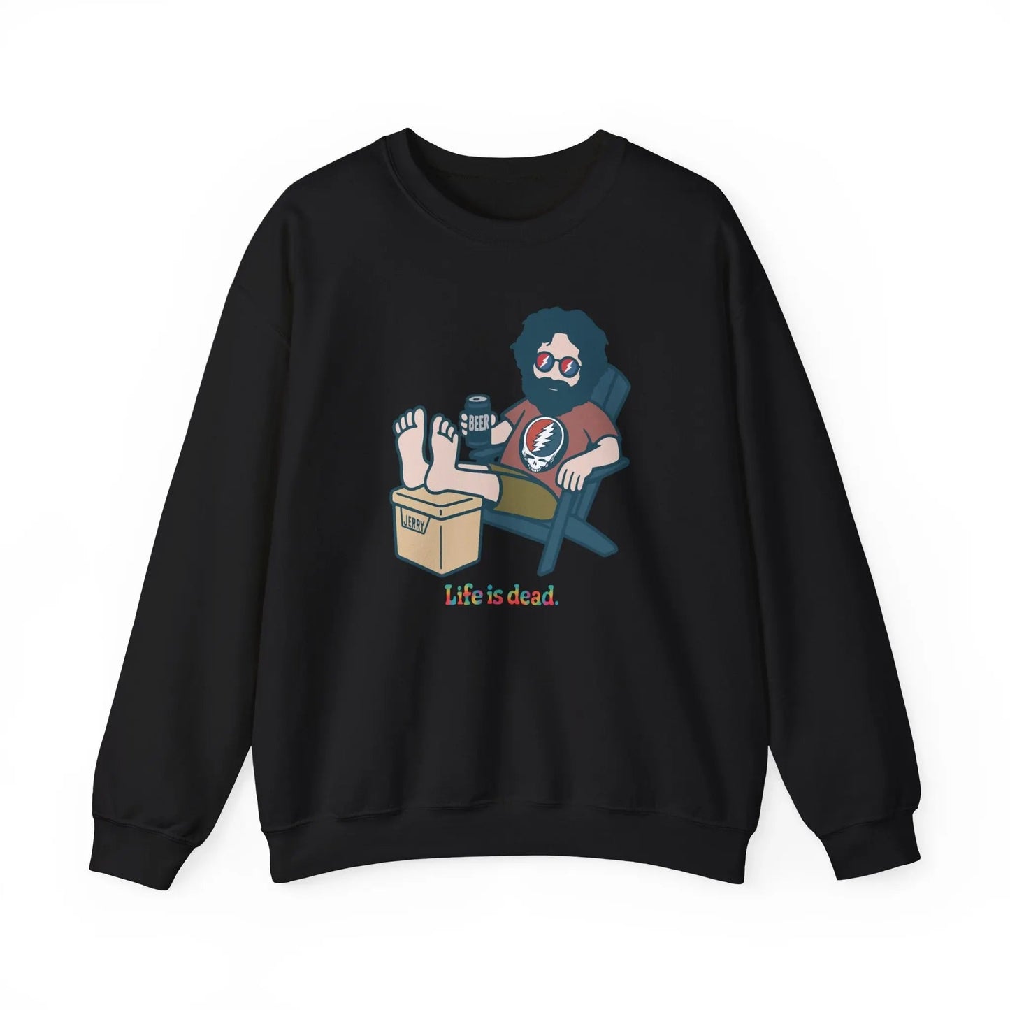 Stay Cool, Jerry Life is dead.® Crewneck | Grateful Dead