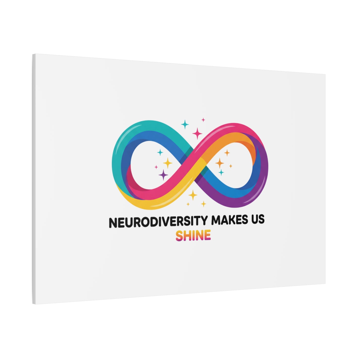 Neurodiversity Makes Us Shine Canvas | Autism Acceptance, Autistic Pride