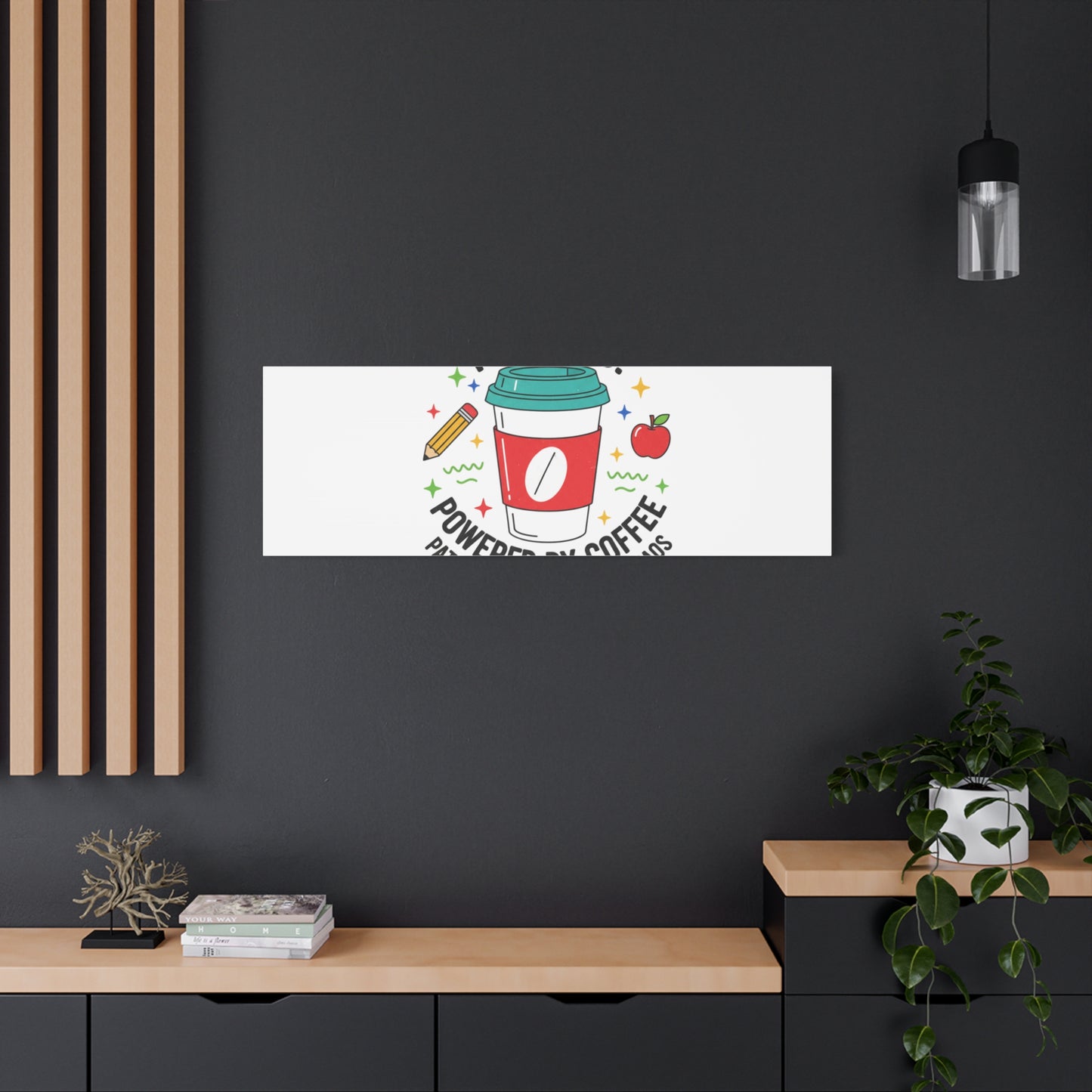 Teaching Powered by Coffee Canvas, Teacher Appreciation Gifts | Teacher Life, Classroom Humor