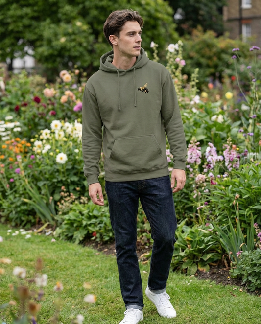 Bee and Butterfly Habitat Fund, Moss Apparel  Hoodie