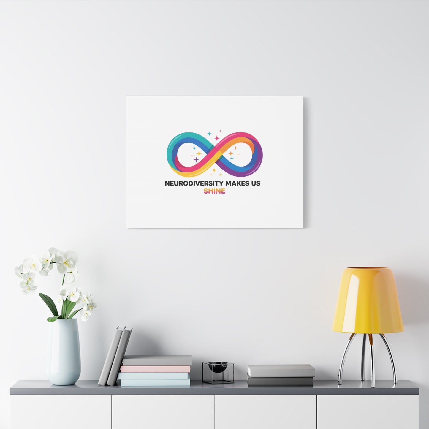 Neurodiversity Makes Us Shine Canvas | Autism Acceptance, Autistic Pride