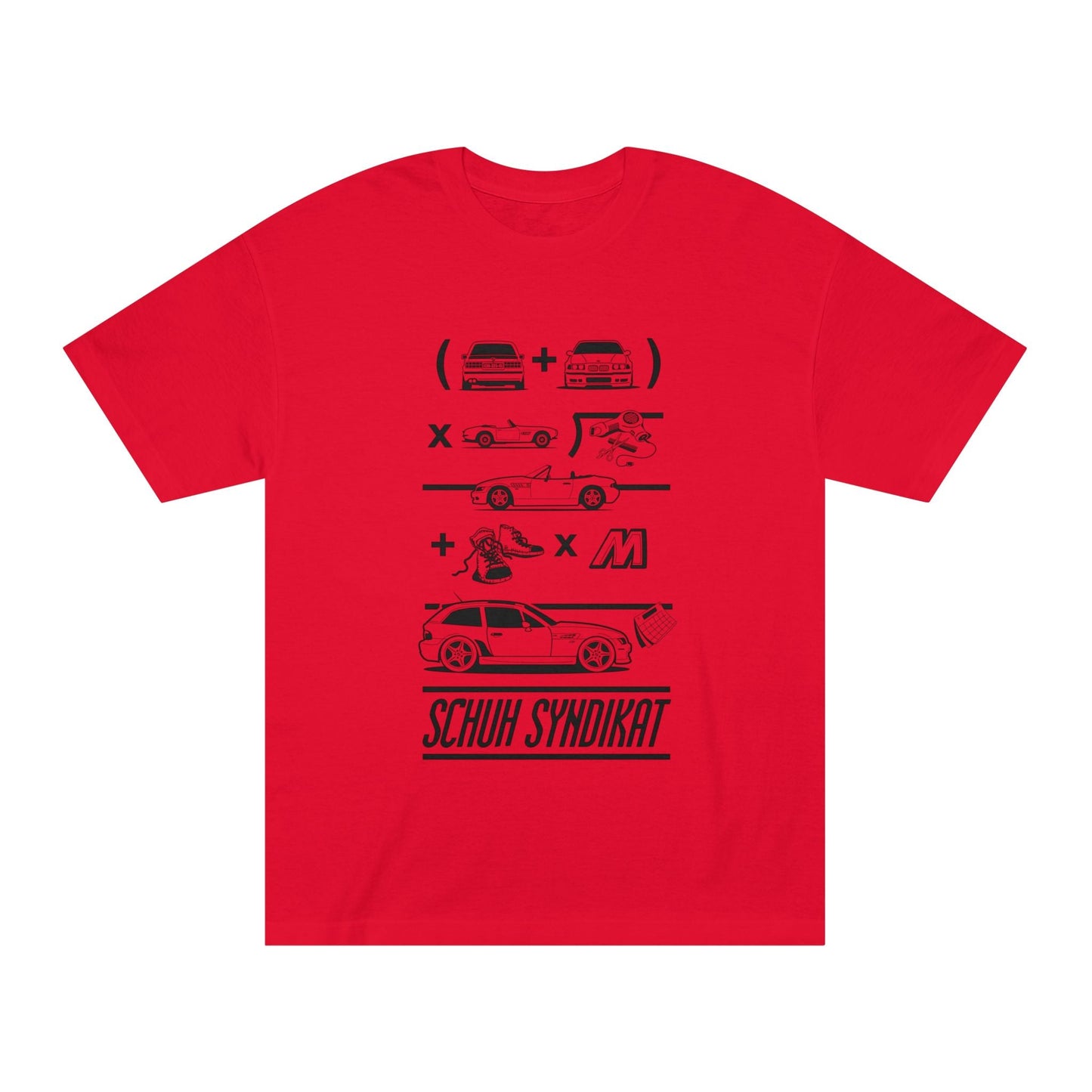 Schuh Syndikat, Clownshoe Math Tee - Unisex American Apparel Classic T-Shirt