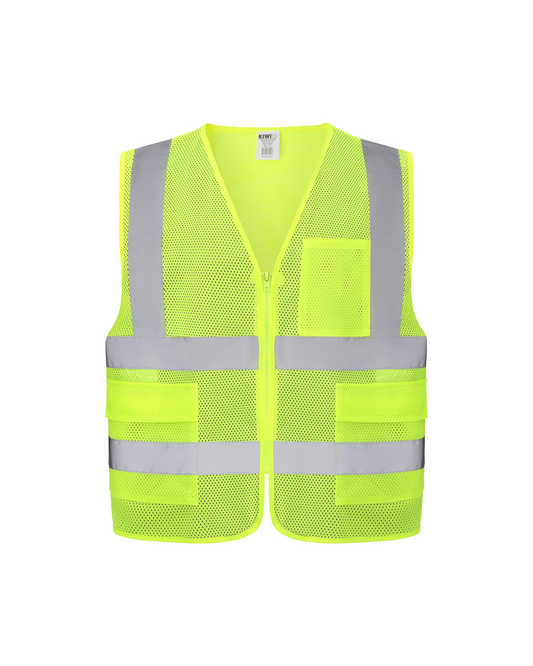 Kiwi High Visibility ANSI/ISEA 107-2020, Type R, Class 2 Dual Band Neon Safety Vest [R70300]