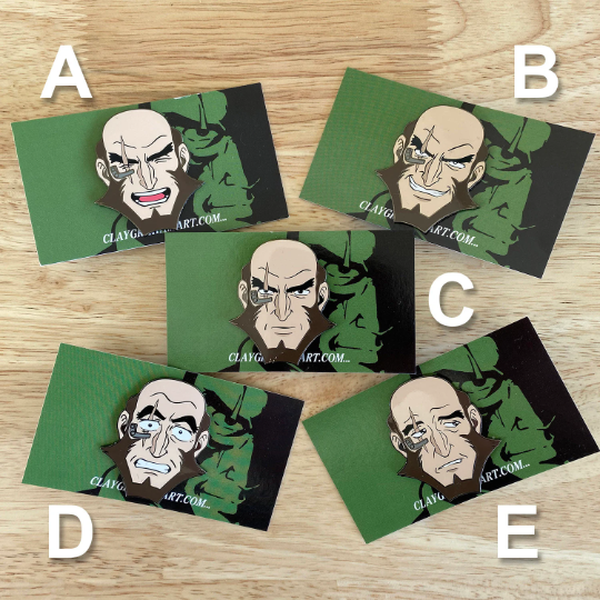 Space Cowboy Faces Blind Bag 1.75"-2" hard enamel pins