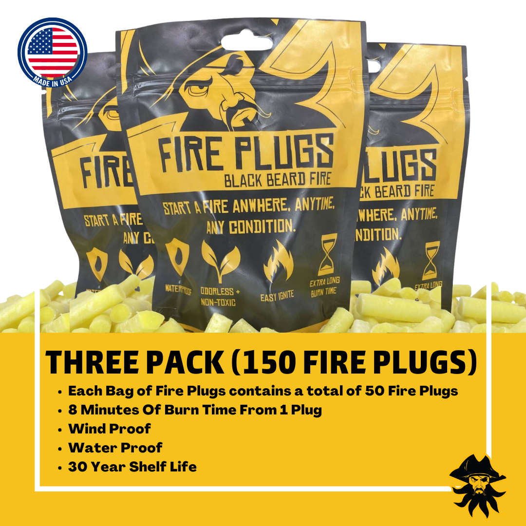 Fire Plugs - Fire Starter Tinder Black Beard Fire Starters