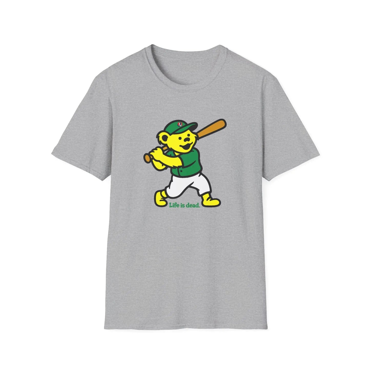 Baseball Edition Dancing Bear - Life is dead.® × Grateful Dead Tee