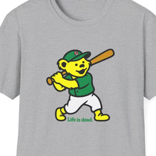 Baseball Edition Dancing Bear - Life is dead.® × Grateful Dead Tee