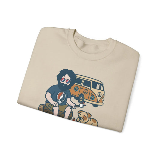 Jerry and Frank are Camping | Life is dead.® Crewneck | Grateful Dead