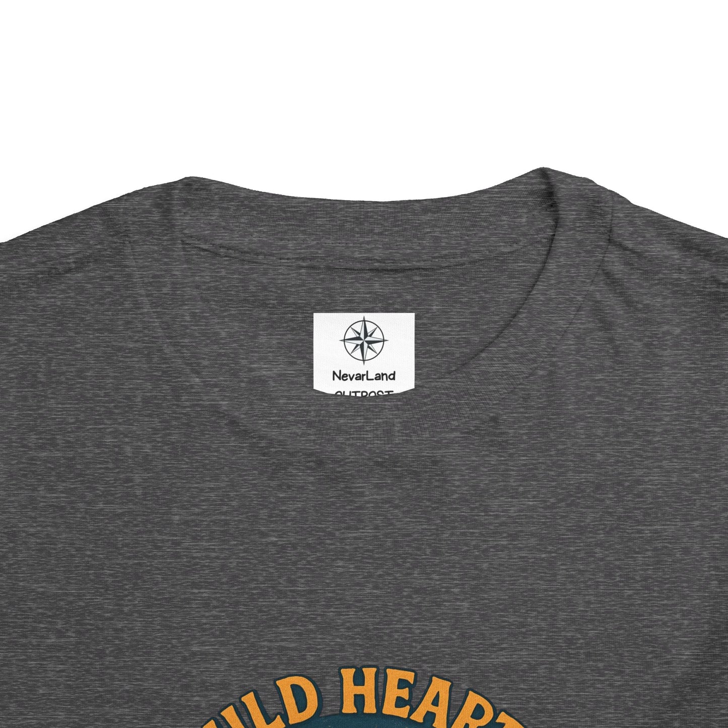 "Wild Hearts Never Lost" Bear Guitar Campfire - Toddler Tee