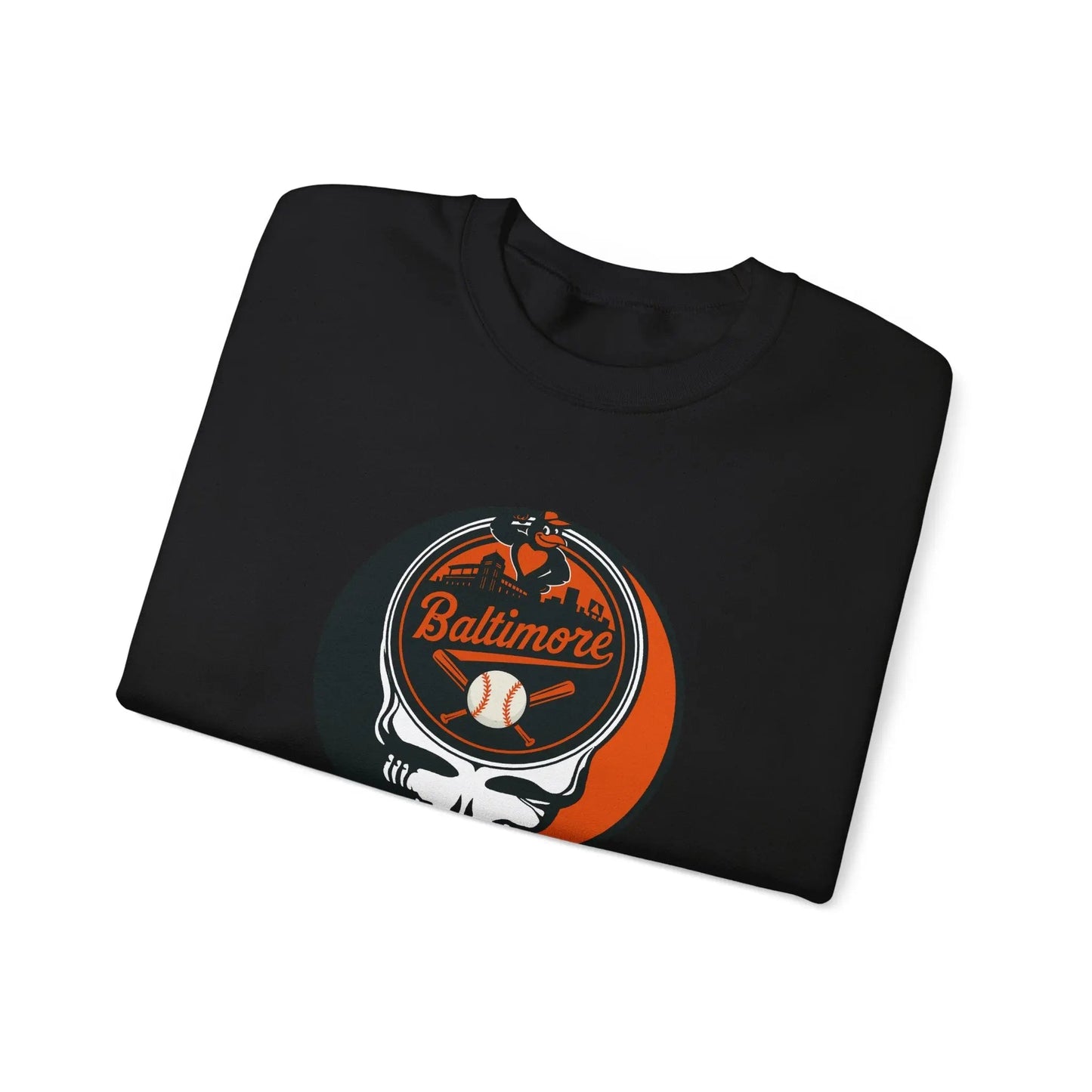 Baltimore Orioles Original Stealie × Grateful Dead Crewneck