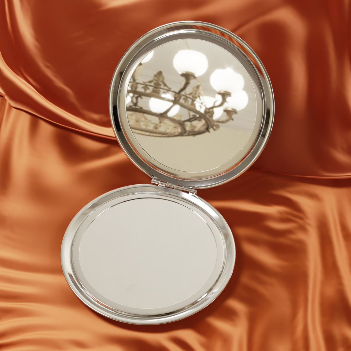 "Memento Mori" Compact Travel Mirror - "Live with Intention, Gratitude, and Purpose"