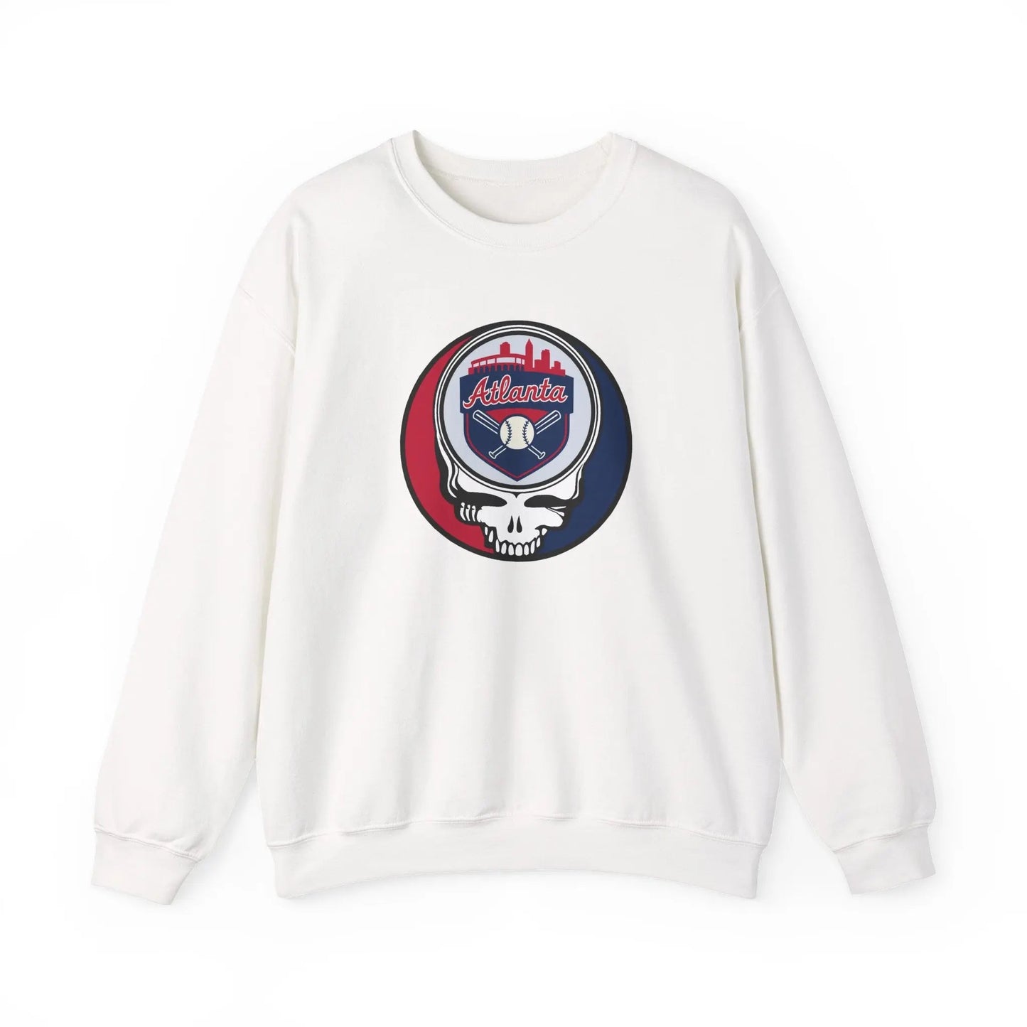 Atlanta Braves Original Stealie × Grateful Dead Crewneck