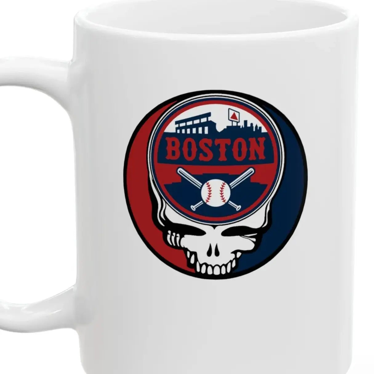 Boston Red Sox Original Stealie Grateful Dead Coffee Mug