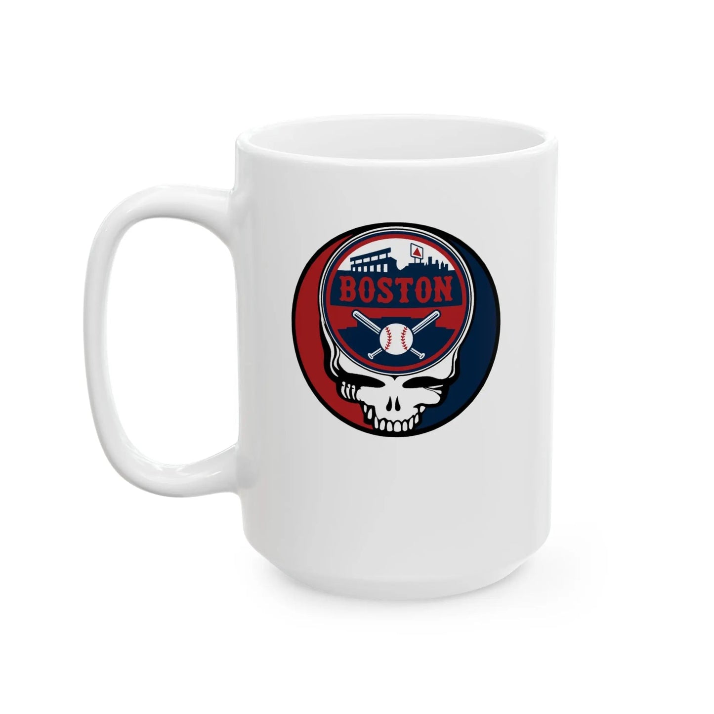 Boston Red Sox Original Stealie Grateful Dead Coffee Mug