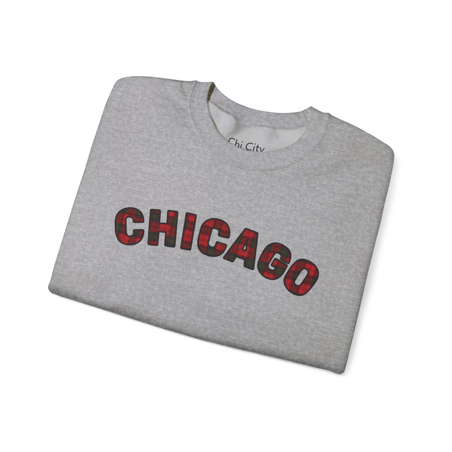 Plaid Chicago Sweatshirt - Unisex