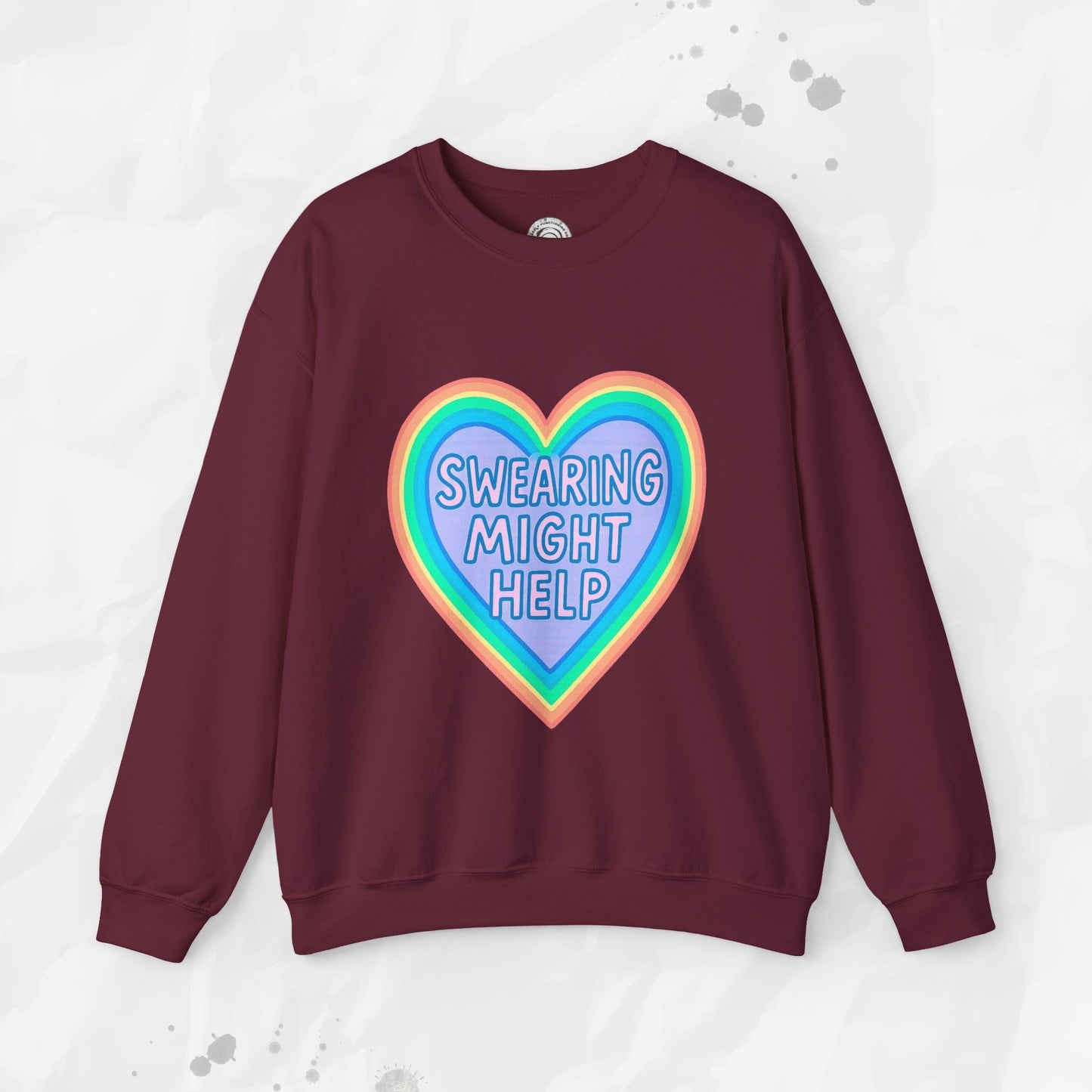Swearing Might Help – Crewneck Sweatshirt