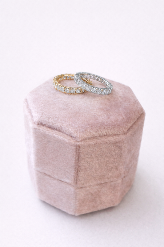 Forever Love Eternity Band- Silver