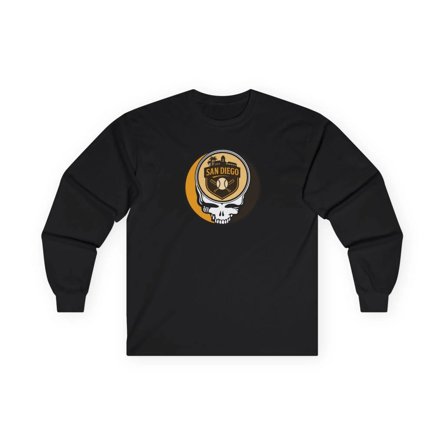 San Diego Padres Original Stealie Grateful Dead Long Sleeve Shirt