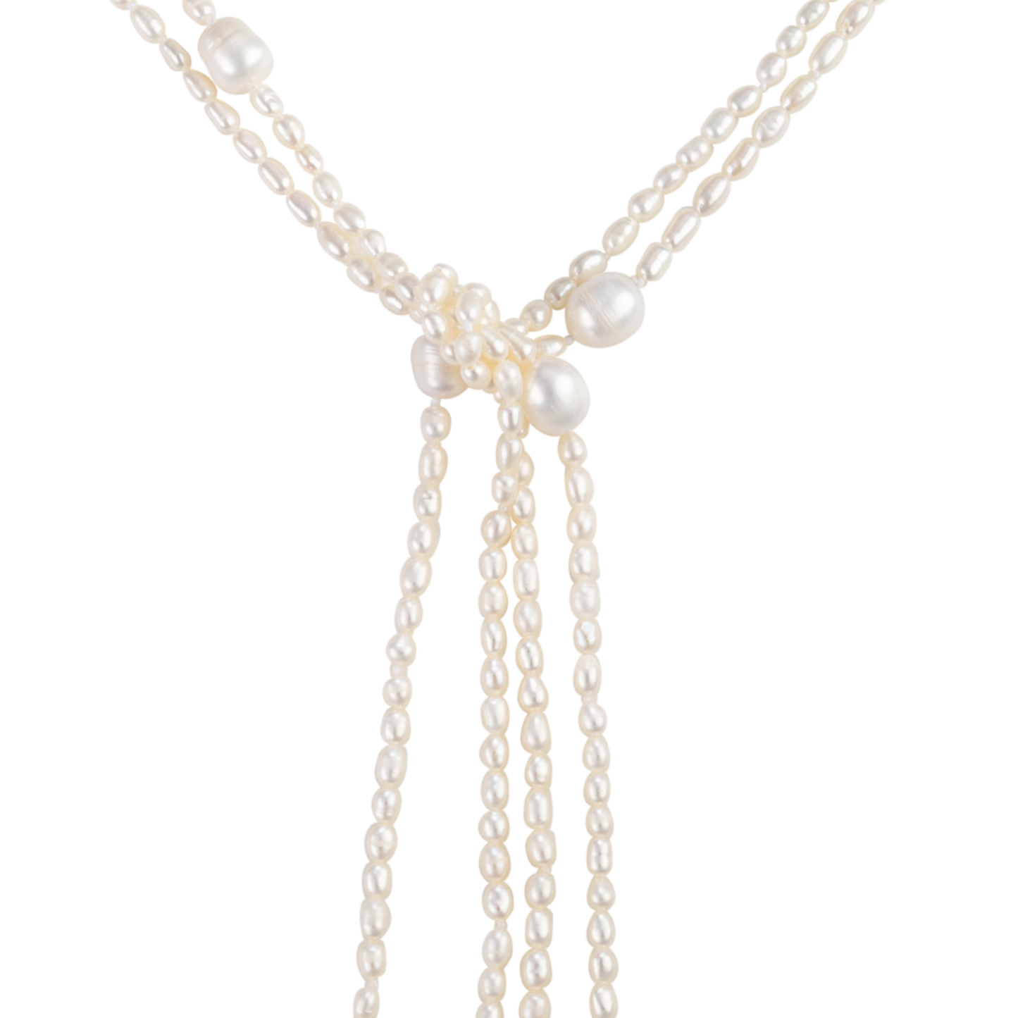 90” Freshwater Tiffany-inspired Rope necklace