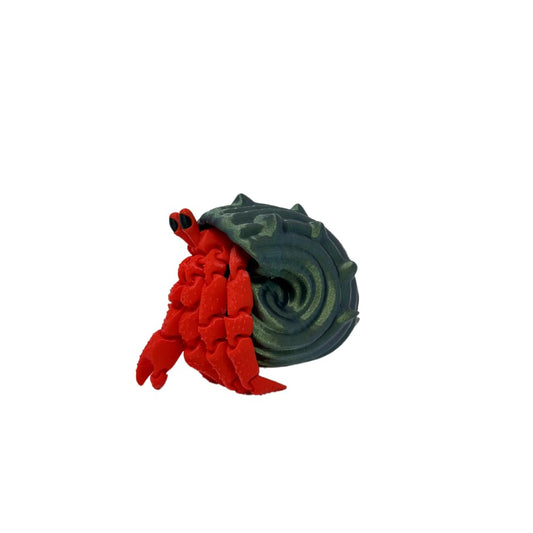 Articulated Hermit Crab, Alligator, & Lizard Fidget Toys | Flexible & Fun 3D Printed Fidget Toys | Made in USA