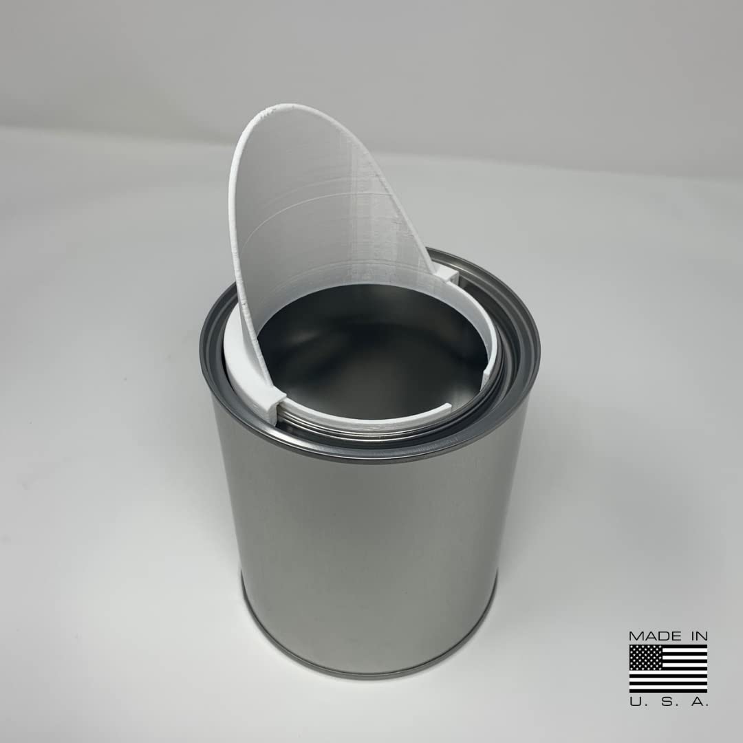 3 Pack Quart Paint Can Pourer - Fits Quart-Sized Paint Cans - White