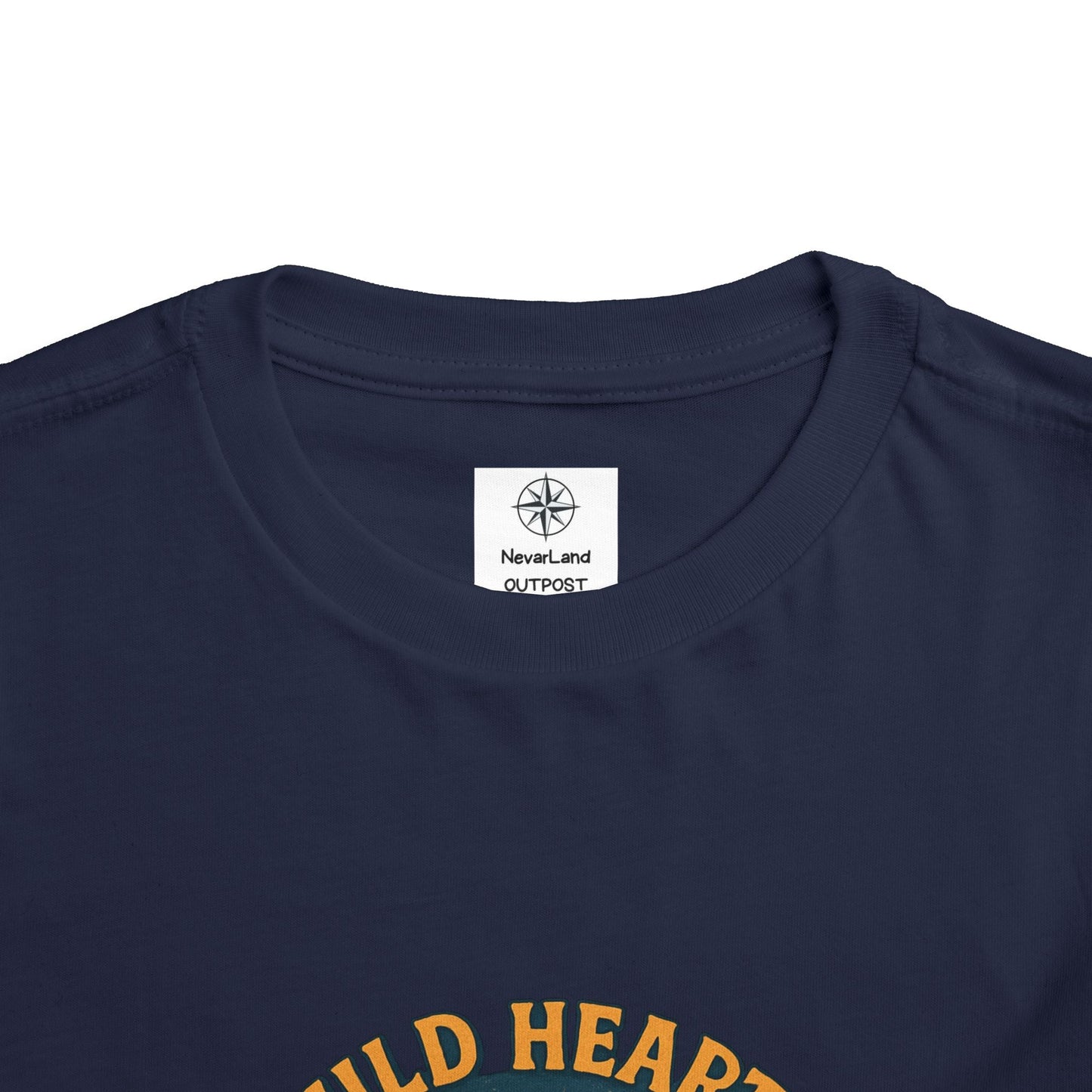 "Wild Hearts Never Lost" Bear Guitar Campfire - Toddler Tee