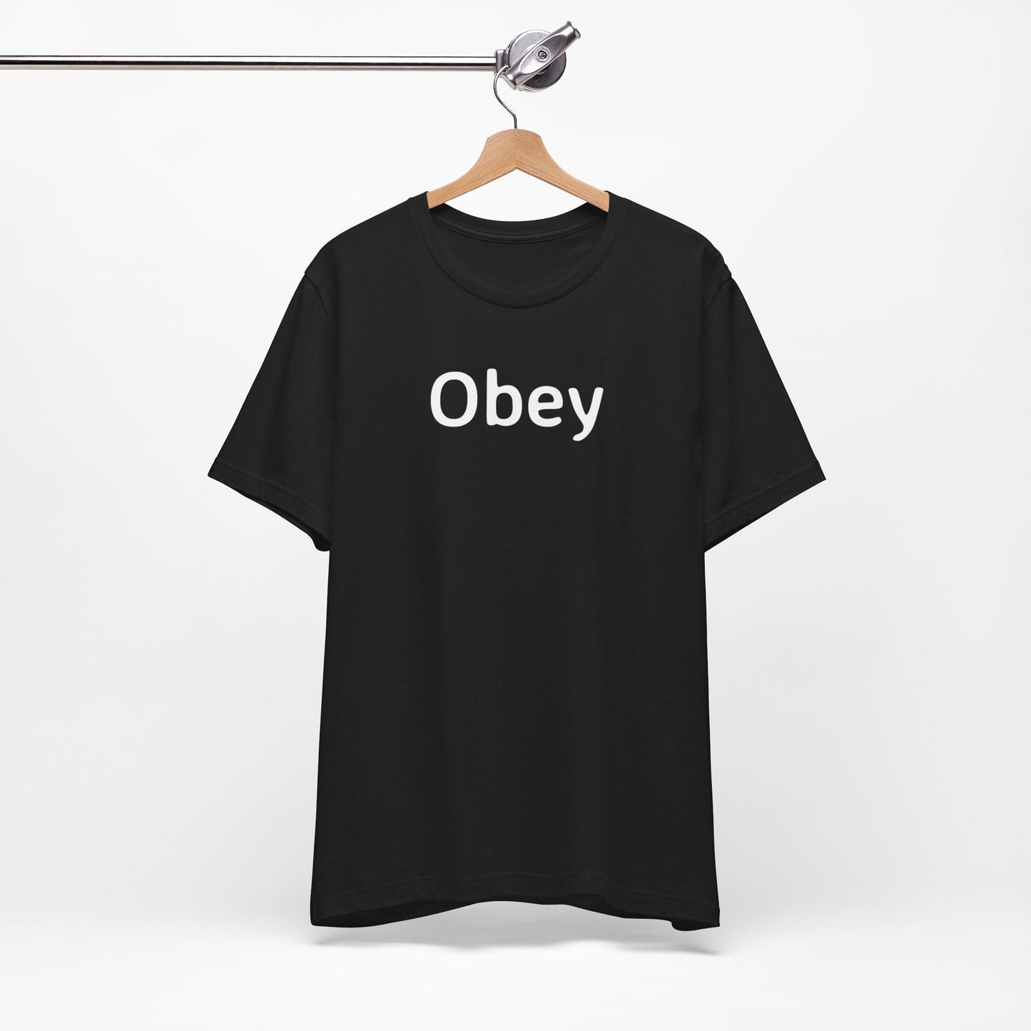 Unisex Jersey Short Sleeve Tee - "Obey"