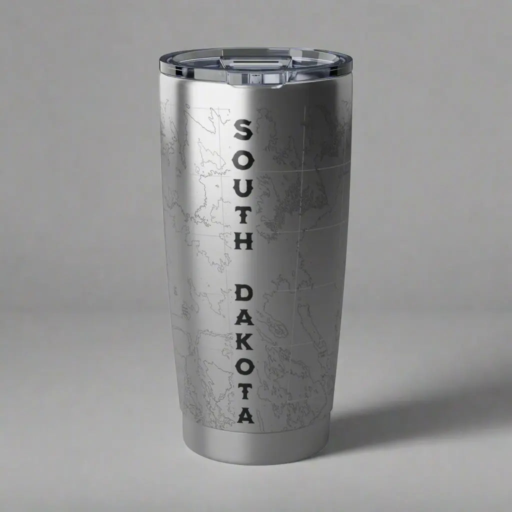 Badlands National Park Topographic Tumbler 20oz USGS