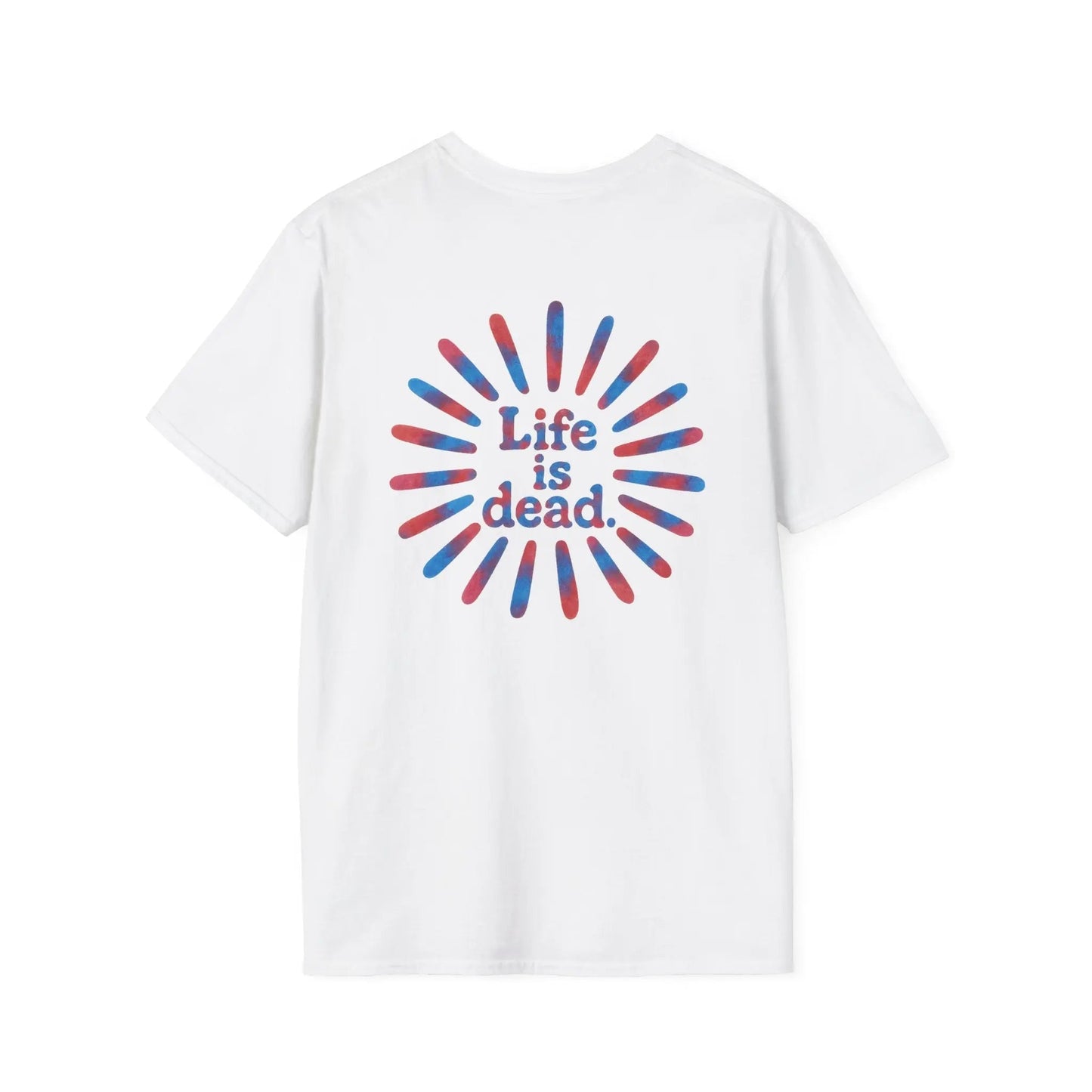 Two-Sided Tie Dye Sunburst and Jerry Life is dead.® × Grateful Dead Tee