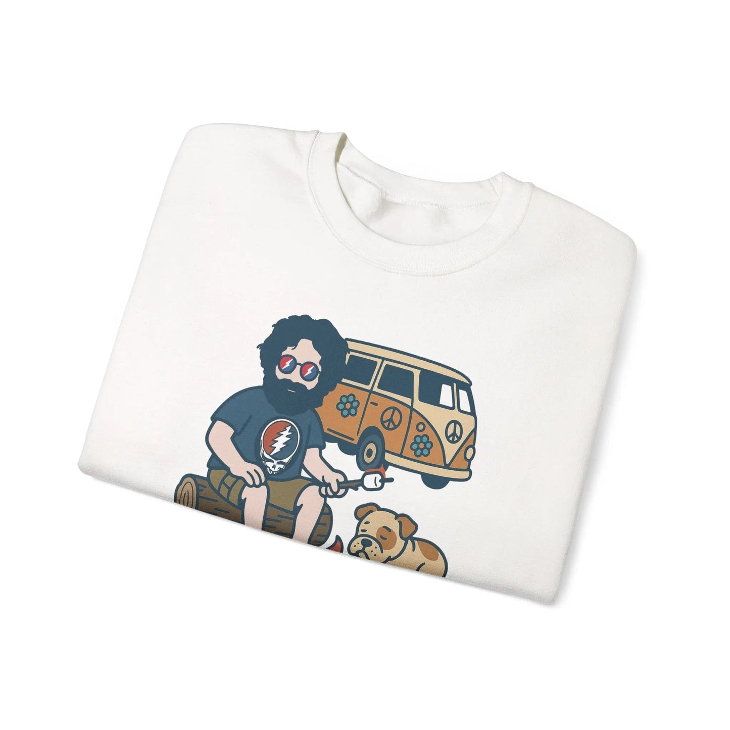 Jerry and Frank are Camping | Life is dead.® Crewneck | Grateful Dead