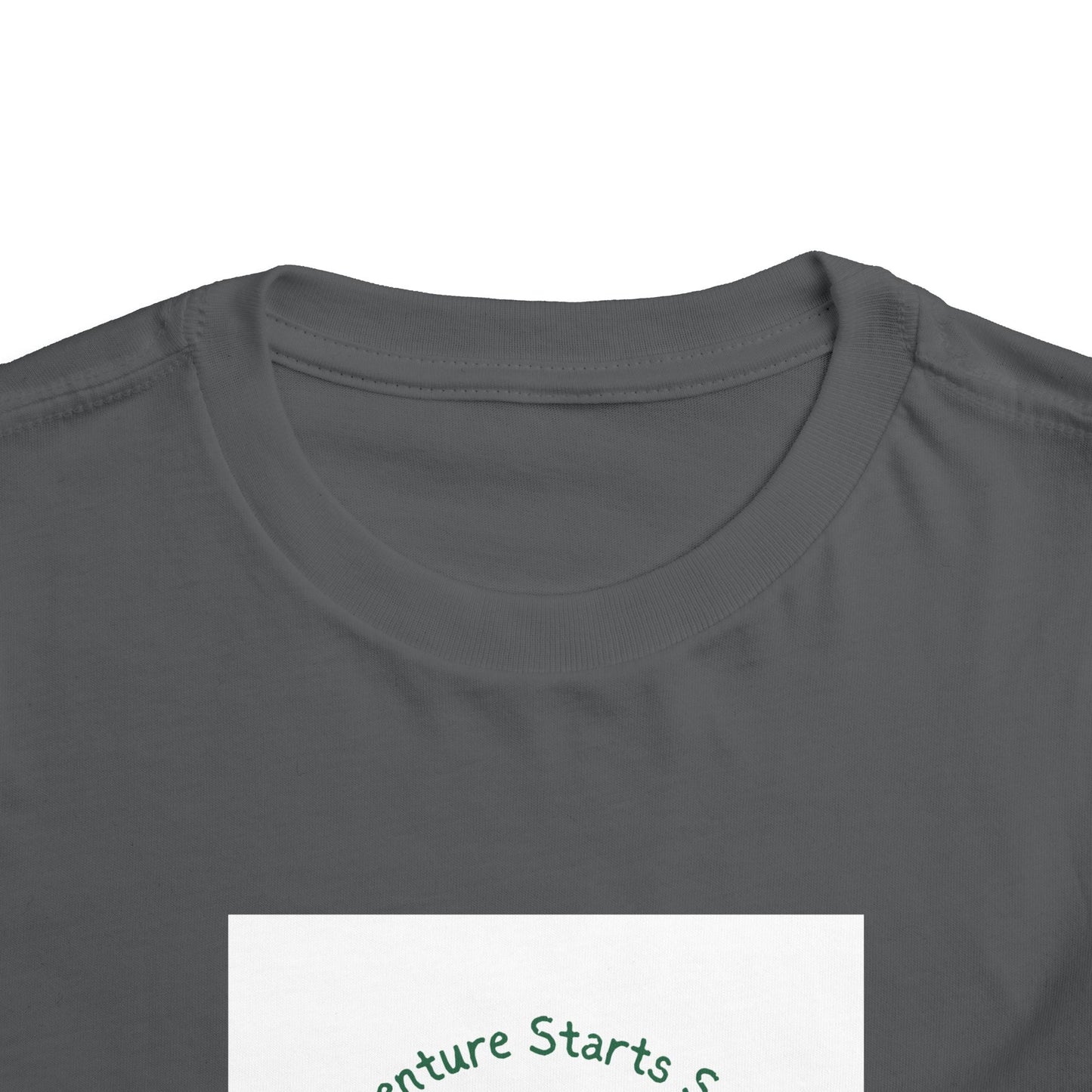"Adventure Starts Small" Woodland Camper Graphic - Toddler Tee