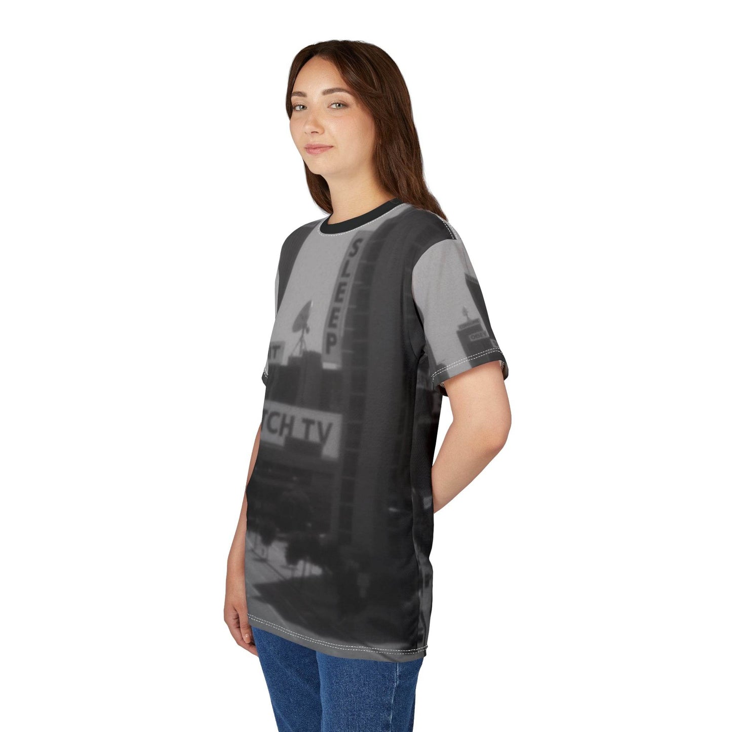 Urban Graphic Tee - 'Sleep, Submit, Watch TV'