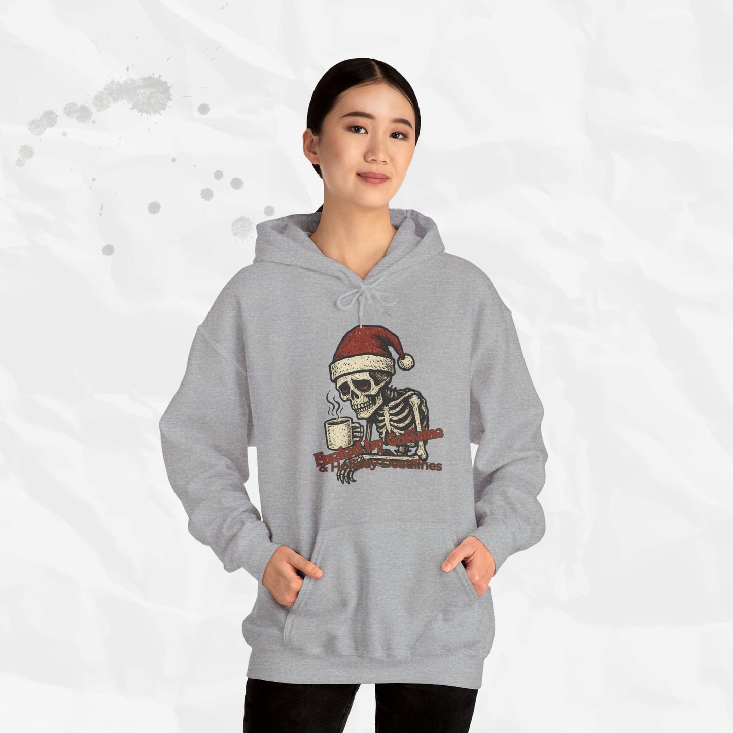 Fueled by Caffeine & Christmas – Hoodie