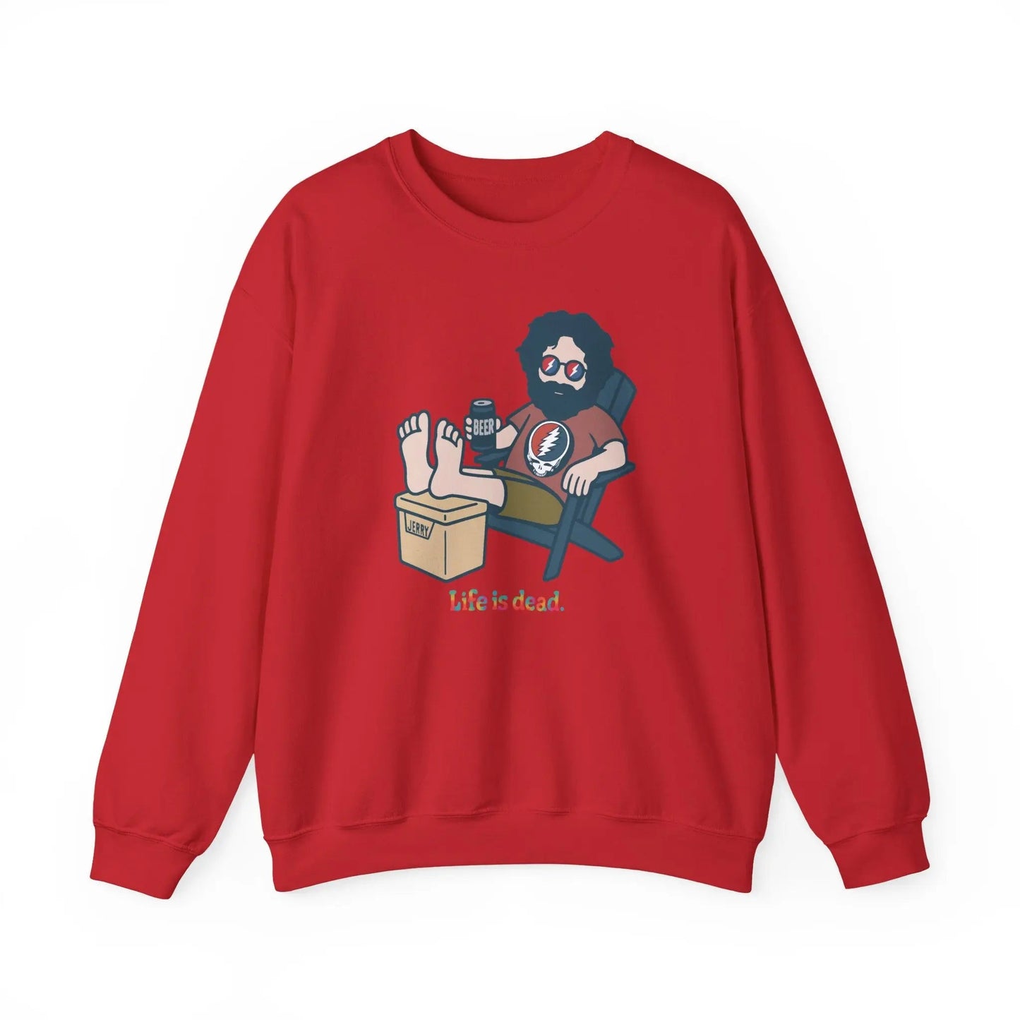 Stay Cool, Jerry Life is dead.® Crewneck | Grateful Dead