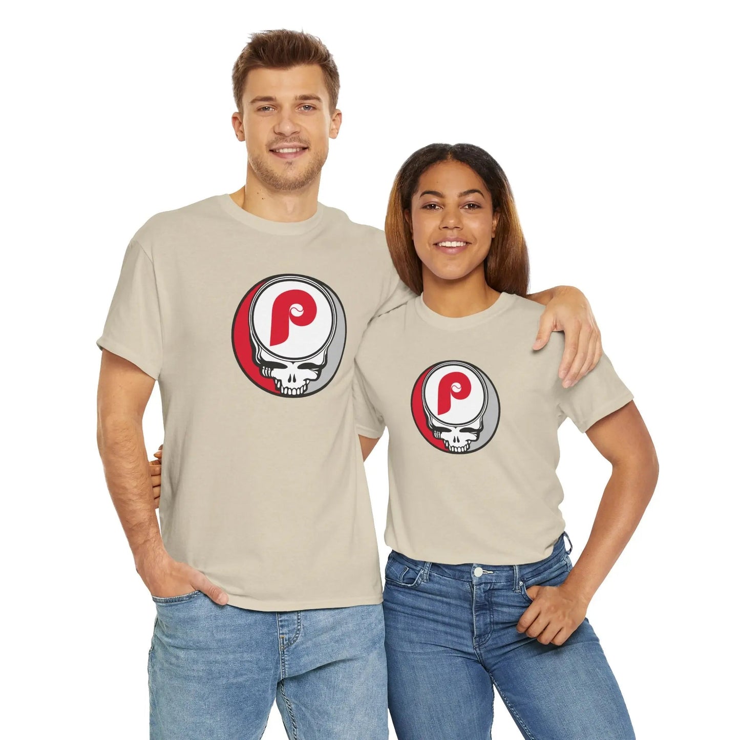 Philadelphia Phillies Logo Stealie × Grateful Dead Tee